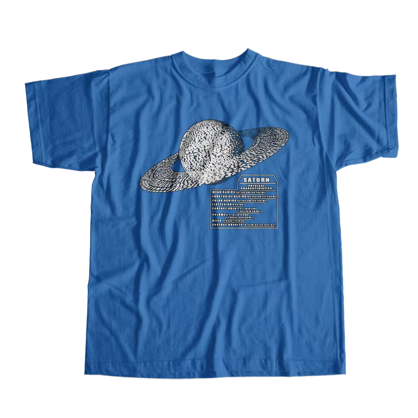 T-shirt col rond homme, 100% coton, cool, unisexe, avec impression spatiale