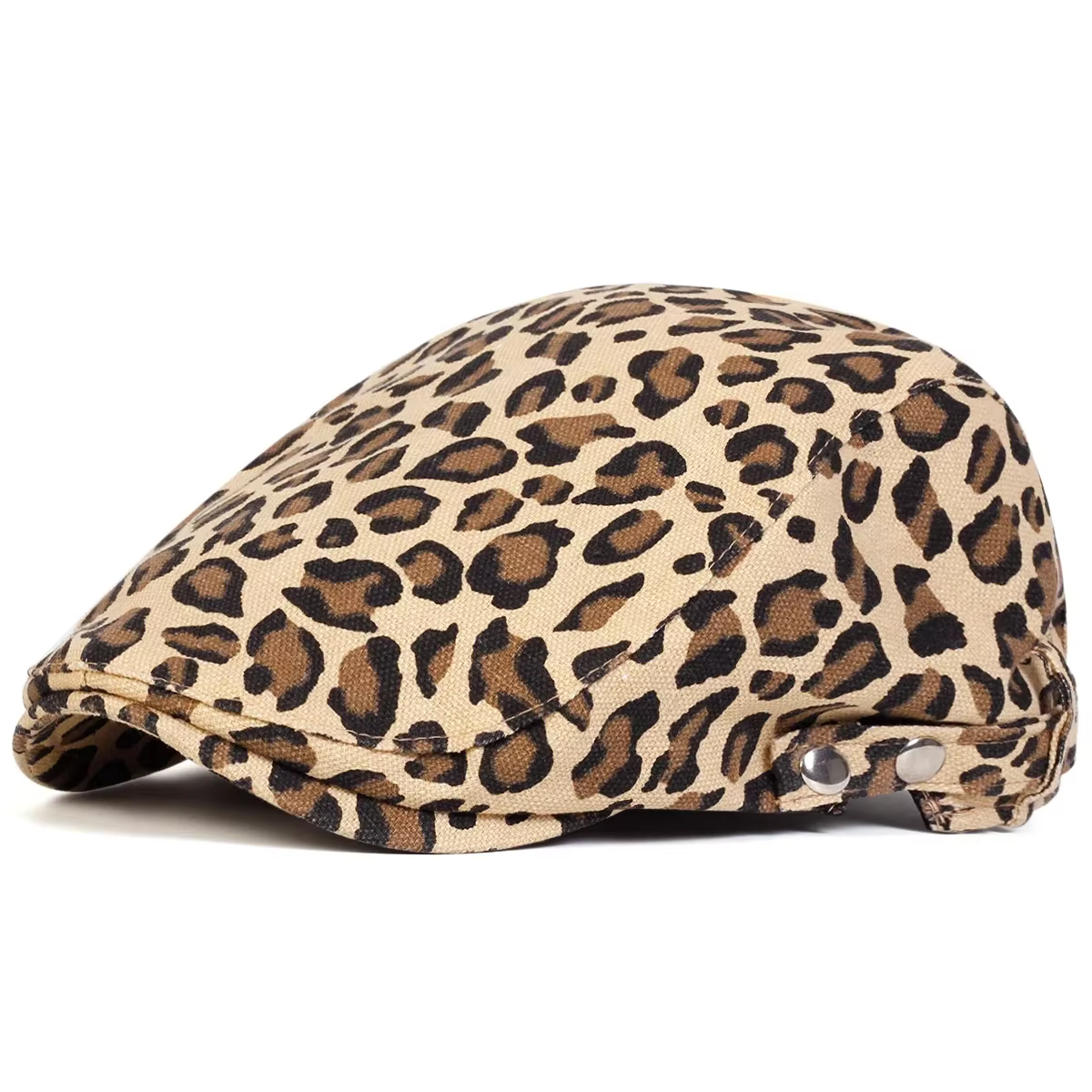 Casquettes unisexes à imprimé léopard, casquettes de peintre britanniques pour hommes, bérets d'auto