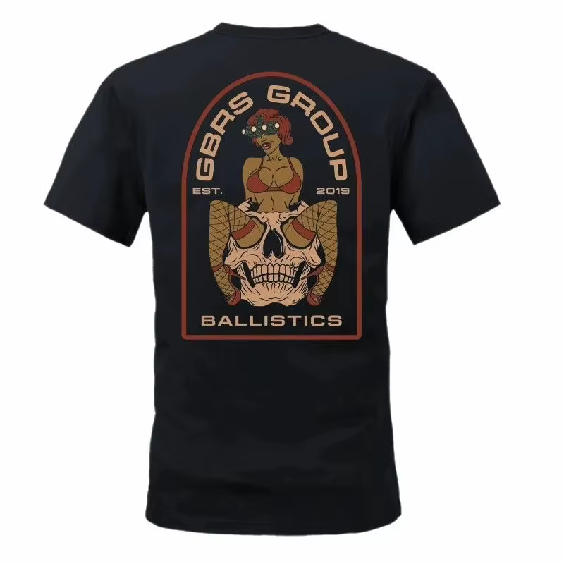 Nouveau T-shirt Ample et Confortable à Manches Courtes et Col Rond pour Homme, Imprimé Tactique Mili