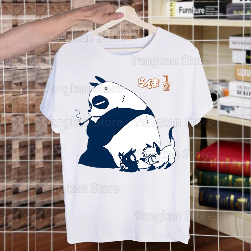 Ranma 12 T-shirts été hommes/femmes Hip Hop drôle impression Ranma 1⁄2 t-shirt Streetwear t-shirt à 