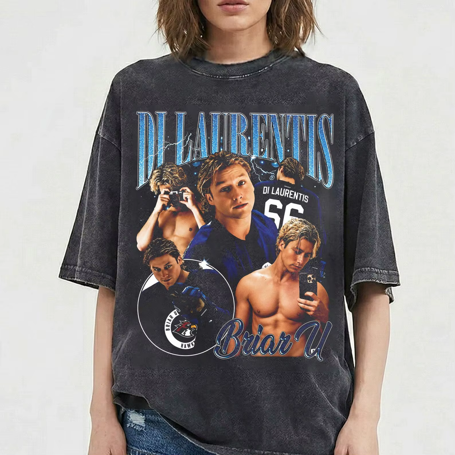 Chemise vintage Briar University, T-shirt Off-Campus, T-shirt Hockey Romance