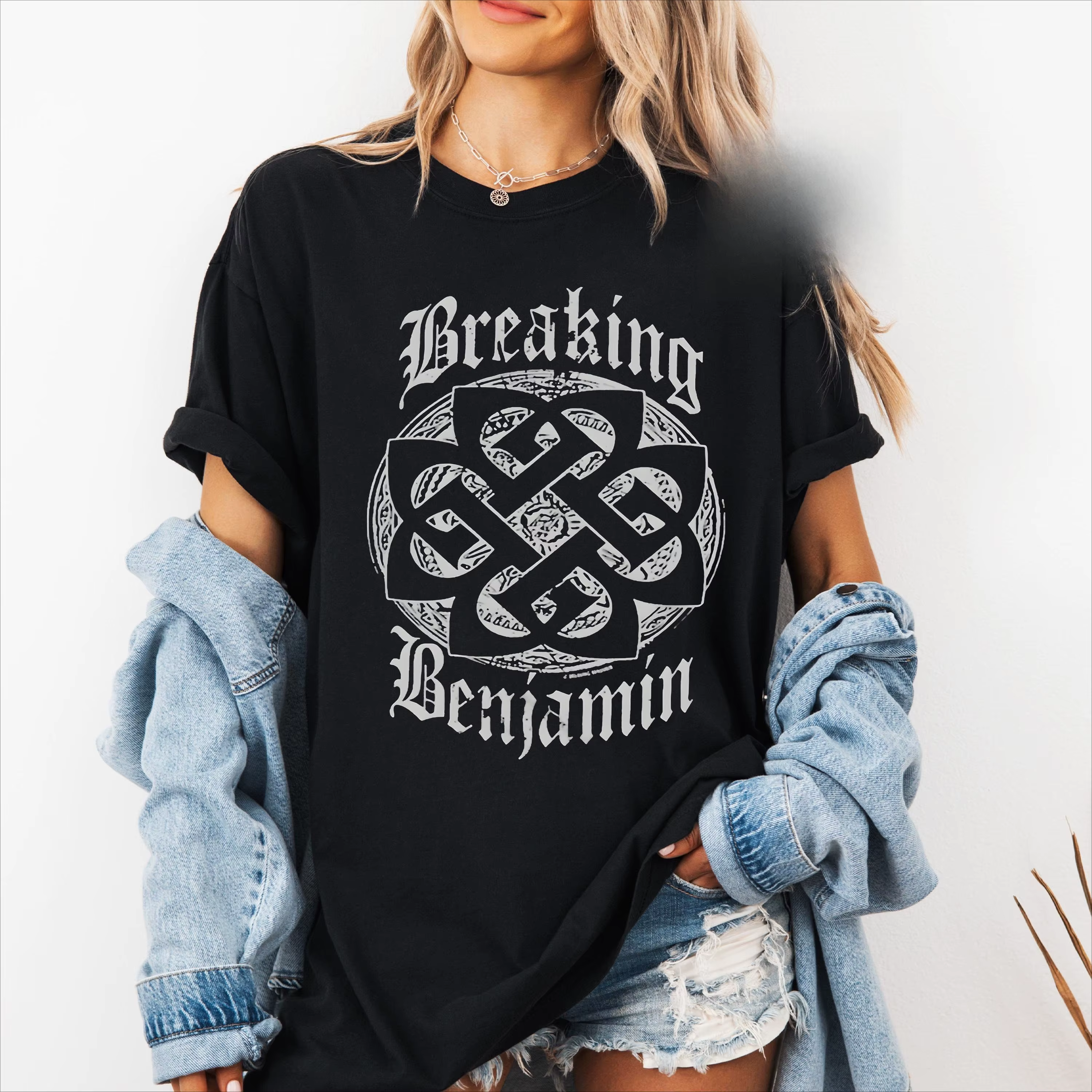 T-shirt Premium Breaking Benjamin - Album « We Are Not Alone » - Musique rock - Merchandise pour fan