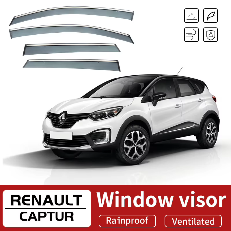 Pour RENAULT CAPTUR Kaptur 2015-2019 fenêtre de voiture visière auvent abris pare-brise fenêtre laté
