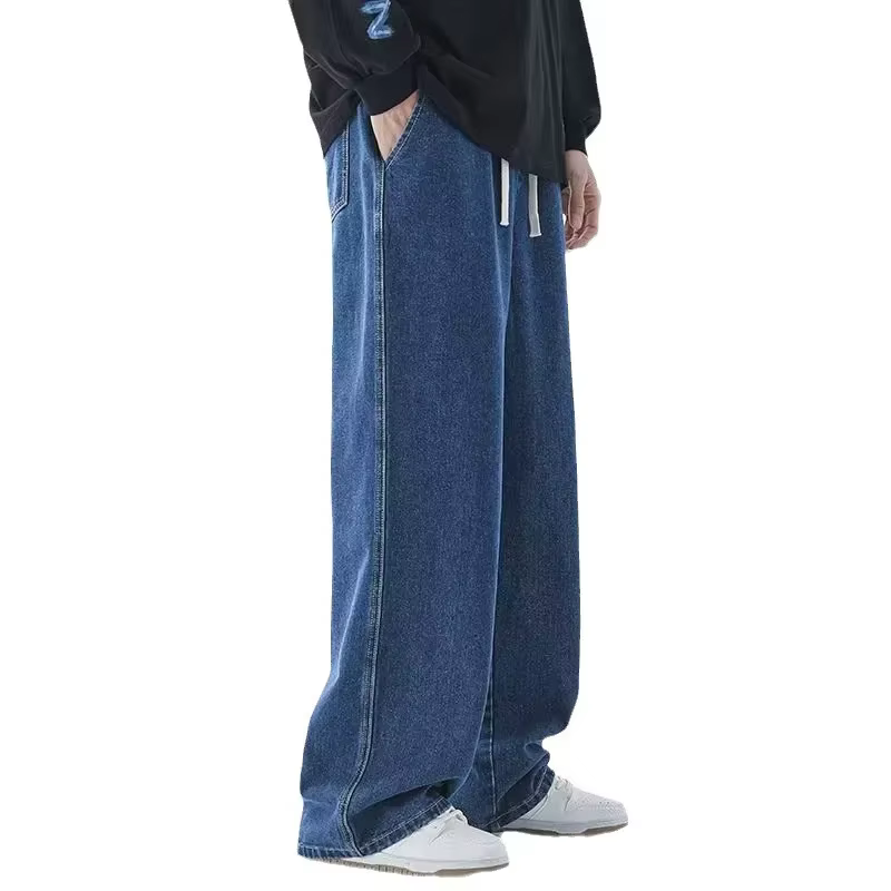 Jean ample pour hommes, Streetwear, Style coréen, mode, ample, droit, jambes larges, vêtements de ma
