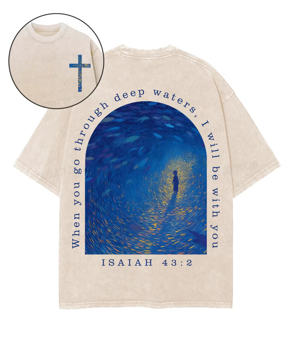 T-shirt imprimé Ocean Art pour hommes et femmes, vêtements d'été à manches courtes, t-shirt en coton