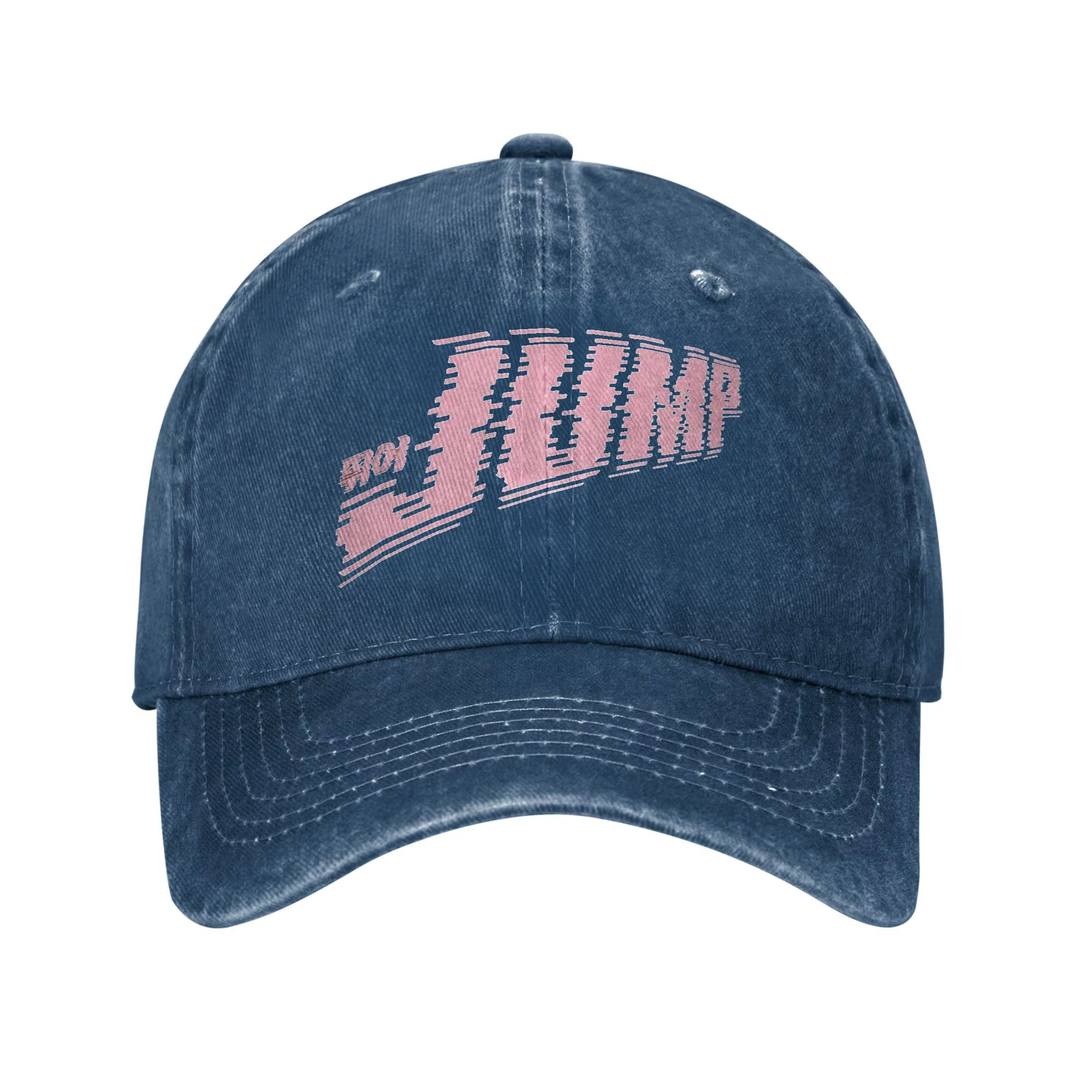 Casquette imprimée Pinkes Jump Kpop pour hommes et femmes, chapeau de camionneur en coton, couvre-ch