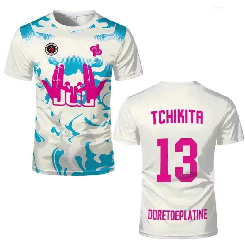 Maillot JUL TOTO et Ninetta – T-shirts tendance pour hommes et femmes, imprimés culture rap, respira