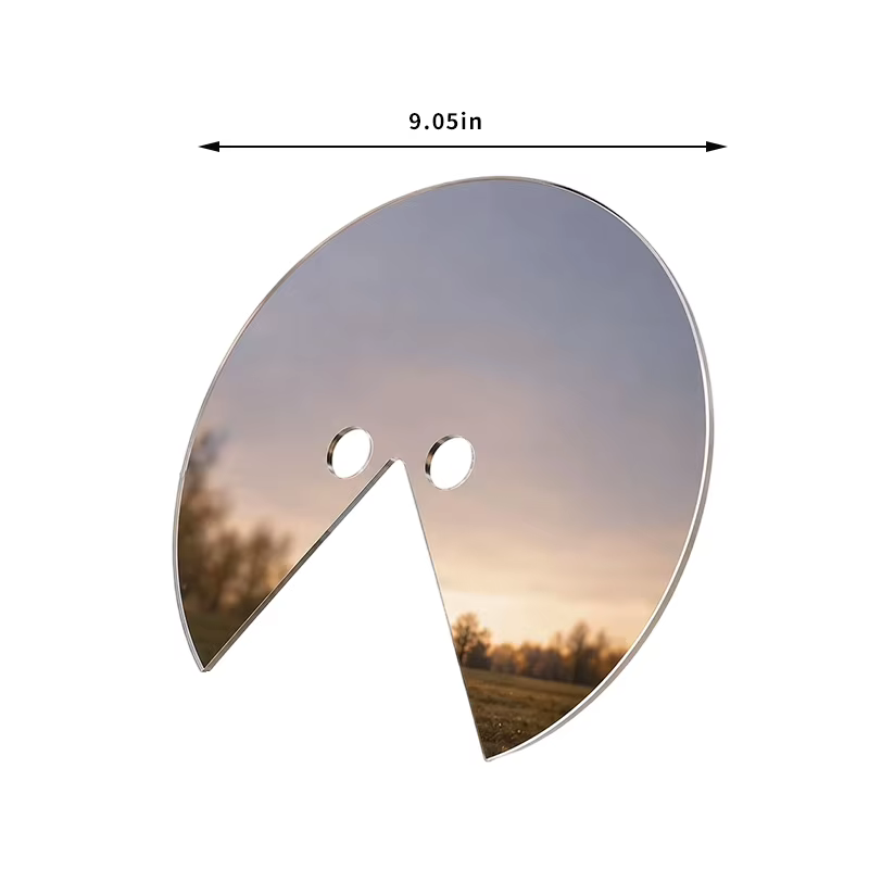 Masque Miroir Créatif pour Photo Booth – Masque Décoratif Amusant pour Fêtes, Cosplay et Accessoires