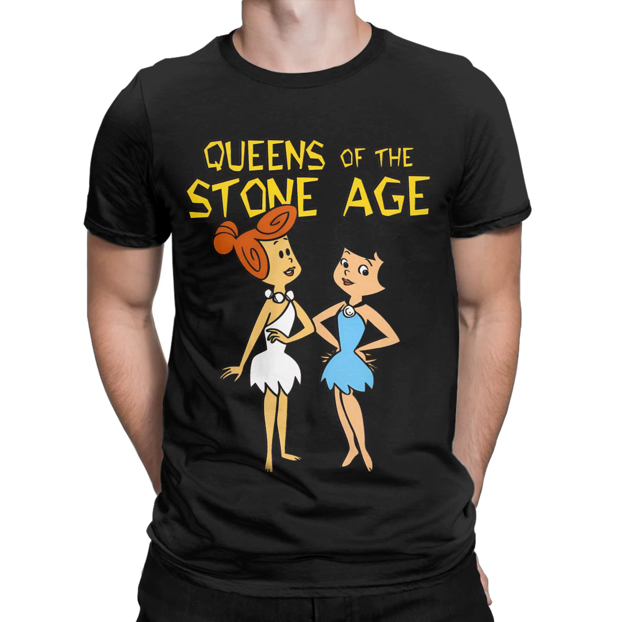 T-shirt en coton pour hommes et femmes, impression graphique, Queens Of The Stone Age, groupe de mus