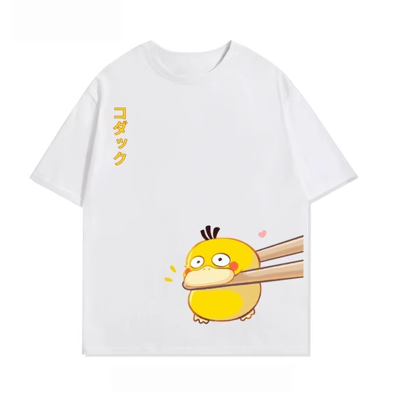 T-shirt imprimé graphique Anime Pokémon pour hommes et femmes, hauts pour hommes, T-shirt Harajuku Y