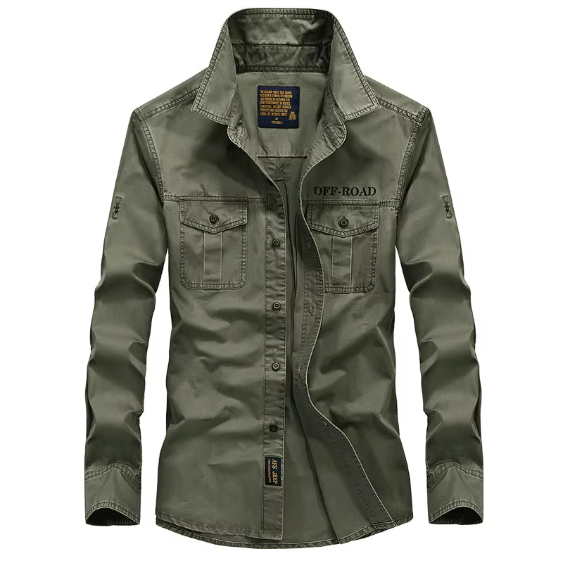 Chemise de marque hommes 2025 printemps automne 100% coton à manches longues mince hommes chemises d