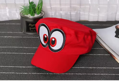 Casquette de fête Carnival, casquette de jeu en peluche Odyssey, chapeaux Luigi Waluigi, doux, cospl