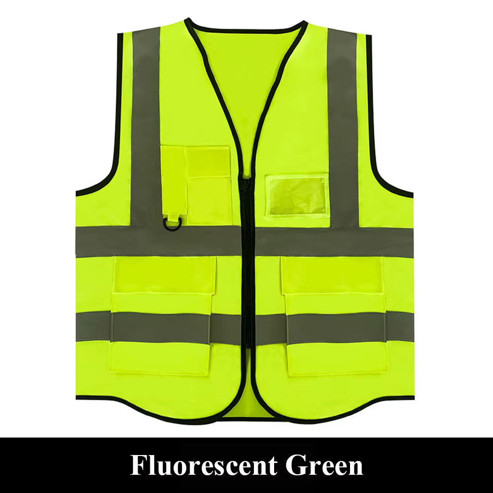 Gilet de travail violet pour hommes et femmes, multi-poches, construction, bâtiment, sécurité, vêtem