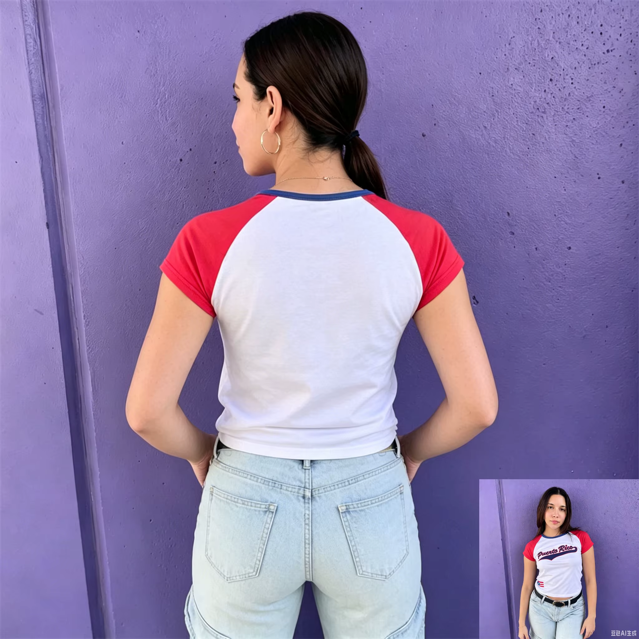 T-shirt imprimé 3D style Porto Rico, décontracté pour les vacances à la plage, à manches courtes, st