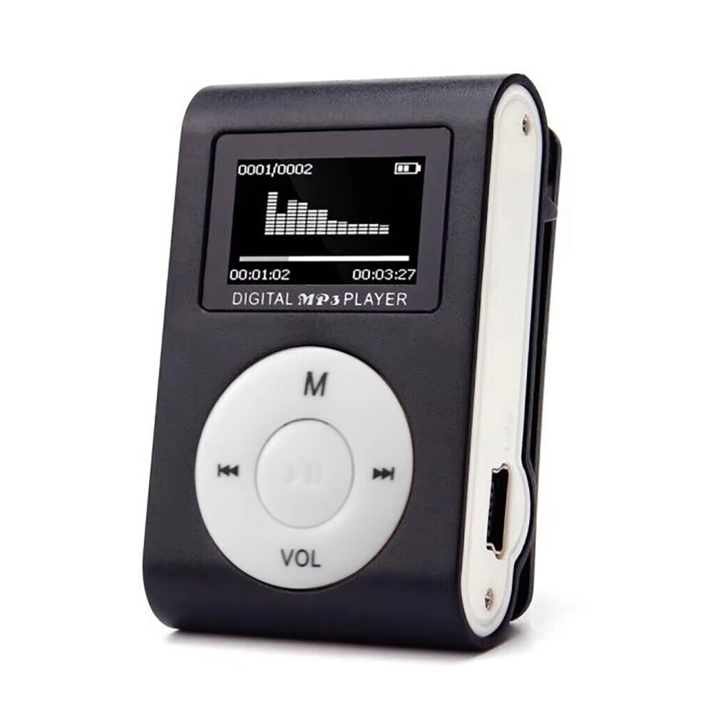 Mini lecteur MP3 portable, écran LCD avec clip, musique de sport, pack d'accessoires audio pour bala