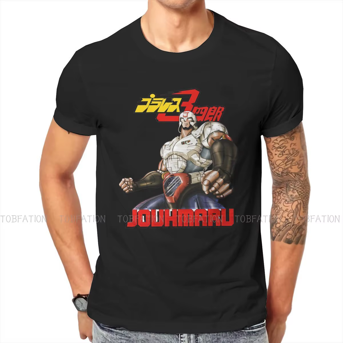 Plawres Sanshiro Juohmaru T-shirt pour homme, haute qualité, graphique, punk classique, vêtements d'