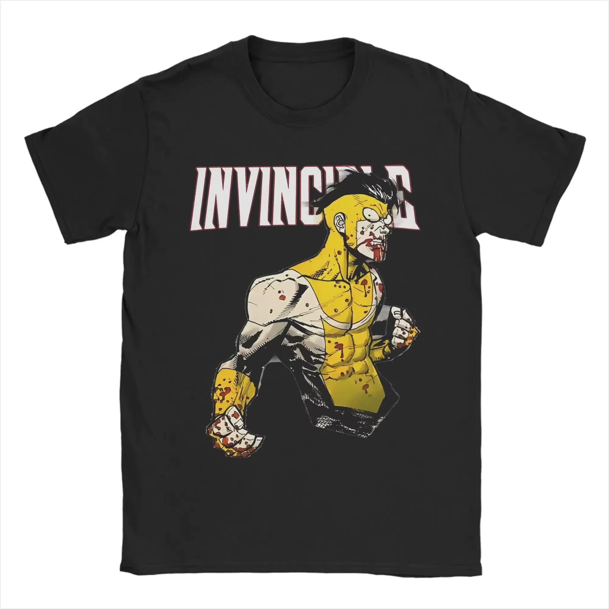 Nouveauté 2026 : T-shirt tendance été pour hommes et femmes, style vintage, motif héros invincible m