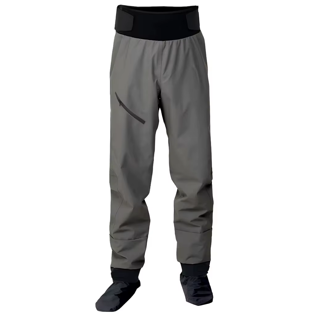 Pantalon de pêche imperméable à trois couches pour homme, pantalon aquatique à taille ajustable, cha