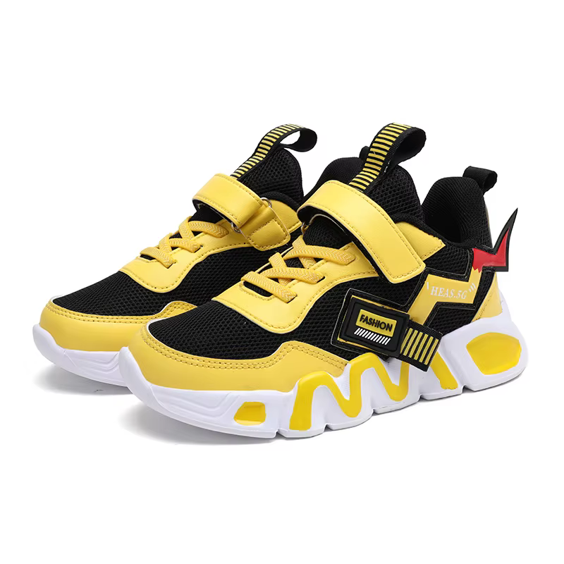 Chaussures de basket-ball de dessin animé pour enfants, semelle souple, sports de plein air, chaussu