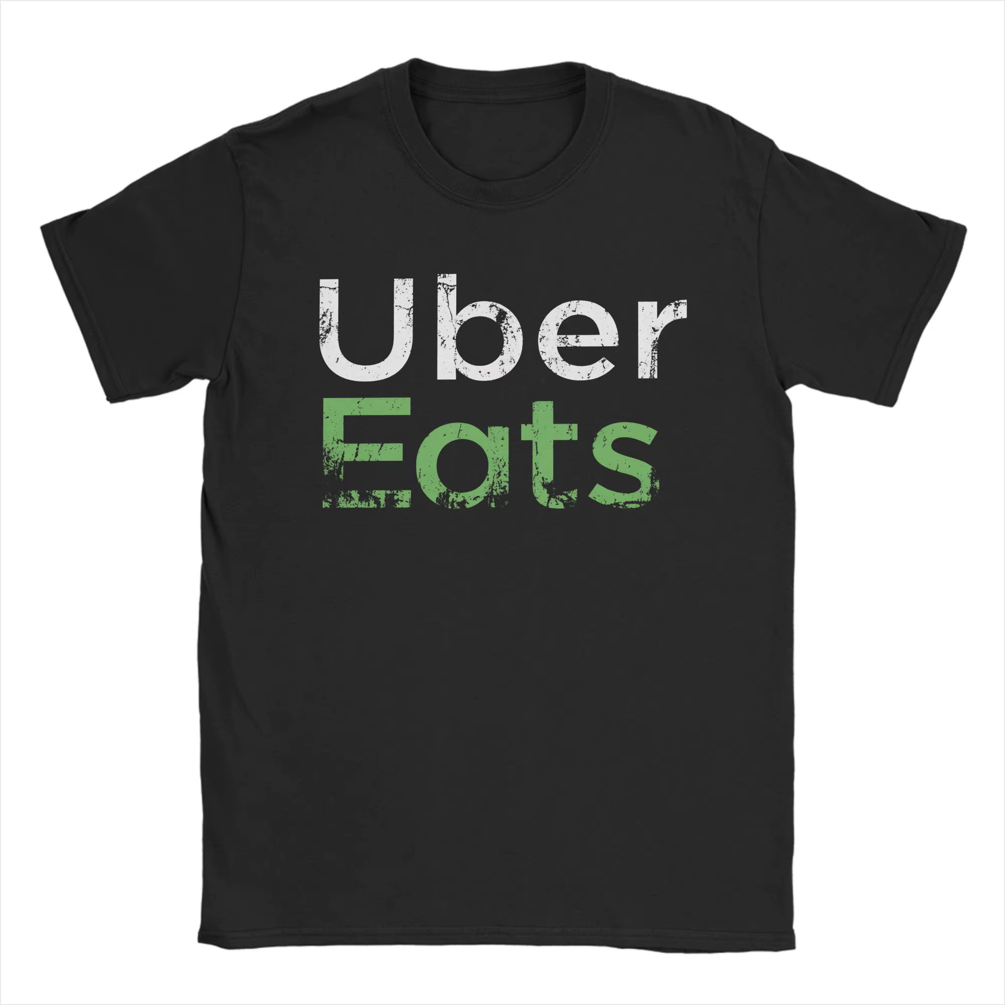 T-Shirts pour hommes U-Uber Eats Driver Vintage 2026, t-shirt en coton à manches courtes, col rond, 