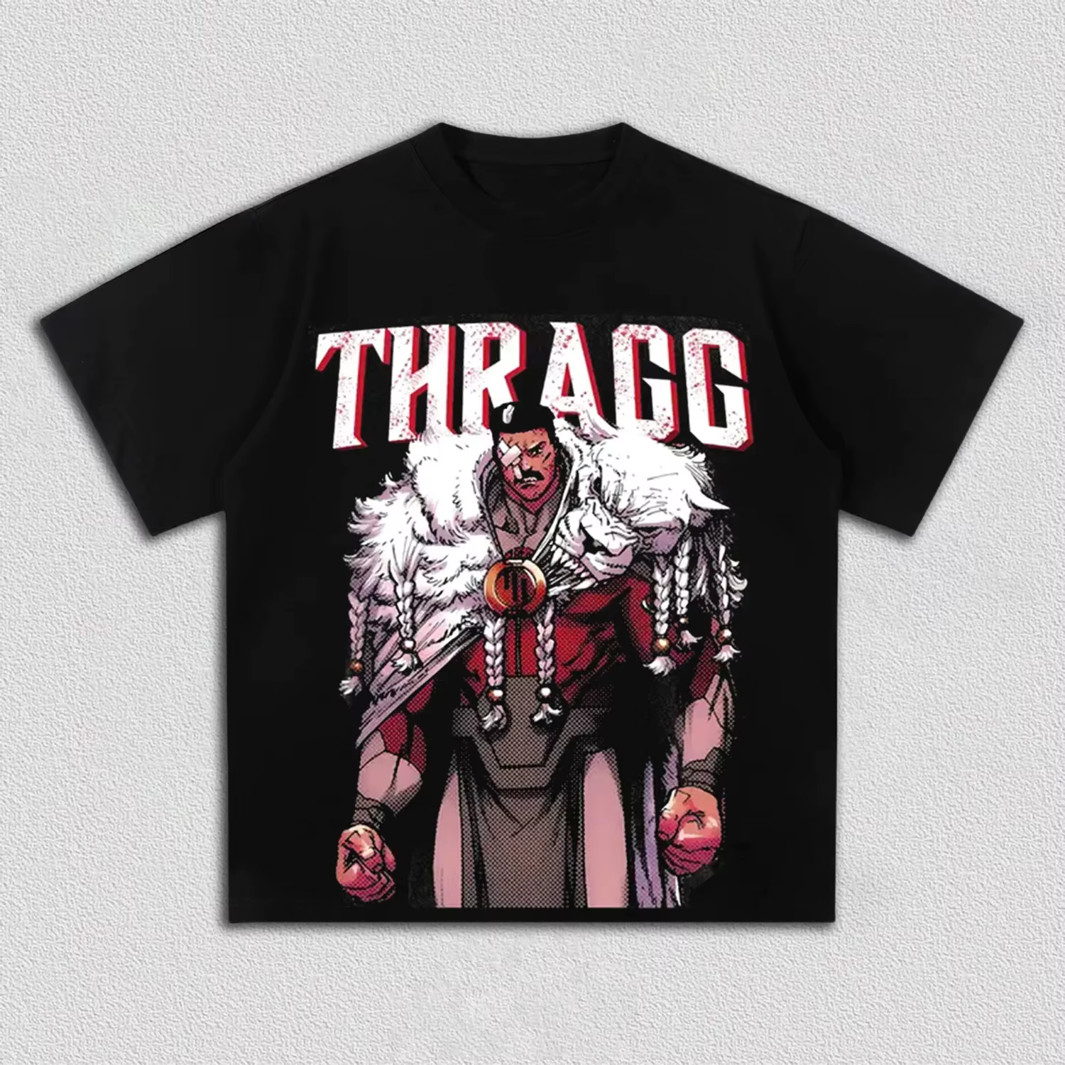 T-shirt unisexe en coton 100% avec graphique Anime Invincible Thragg 2026, T-shirt Vintage pour homm