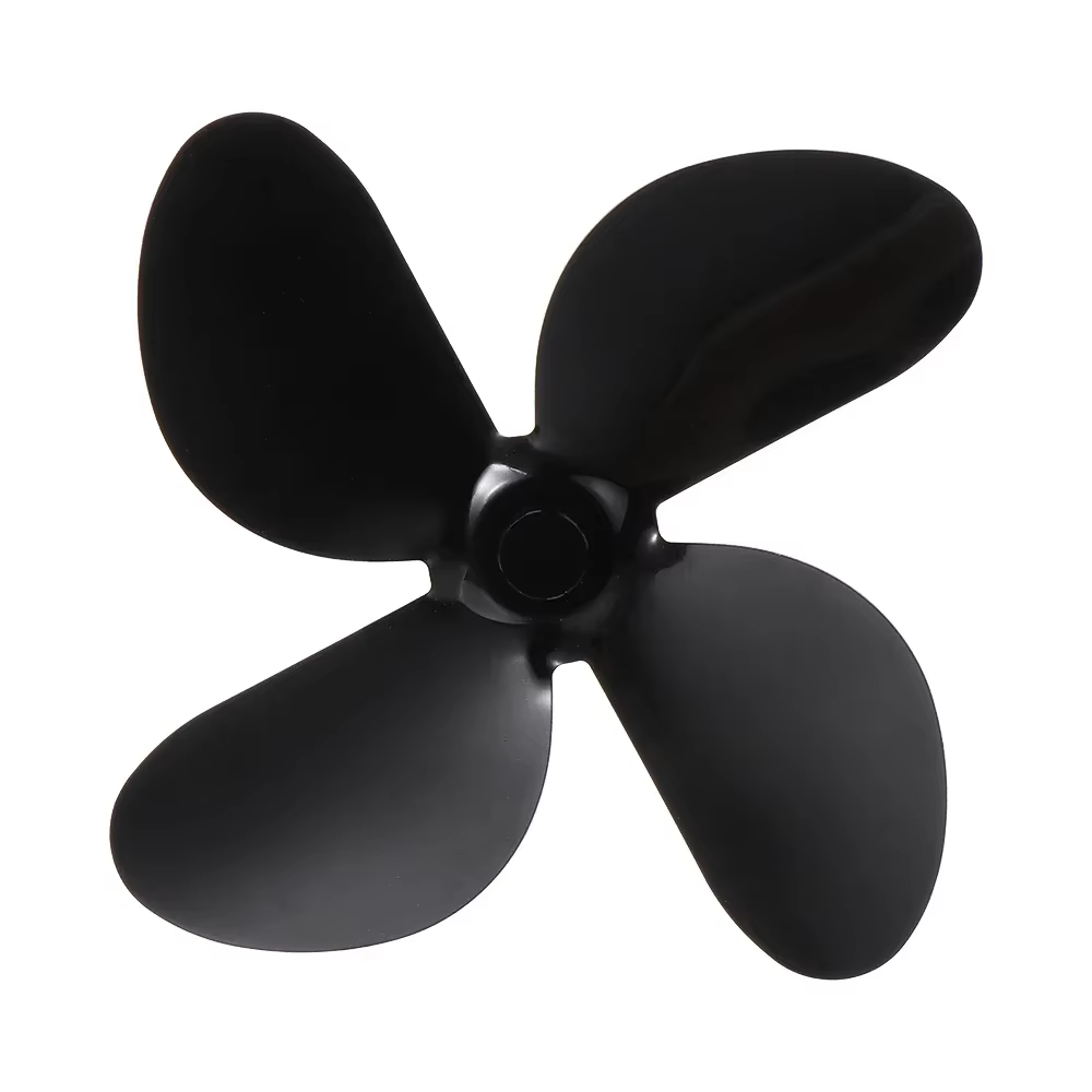 Ventilateur de poêle à bois à 4 pales, ventilateur supérieur de poêle à chaleur, ventilateur de chem
