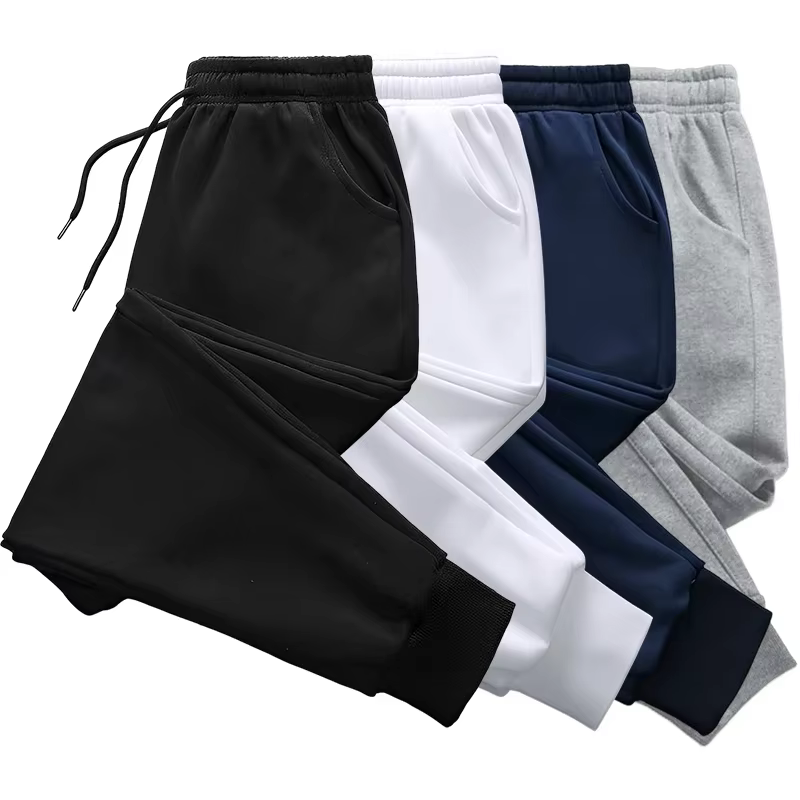Hommes pantalons de survêtement de haute qualité cordon couleur unie pantalons de survêtement toutes