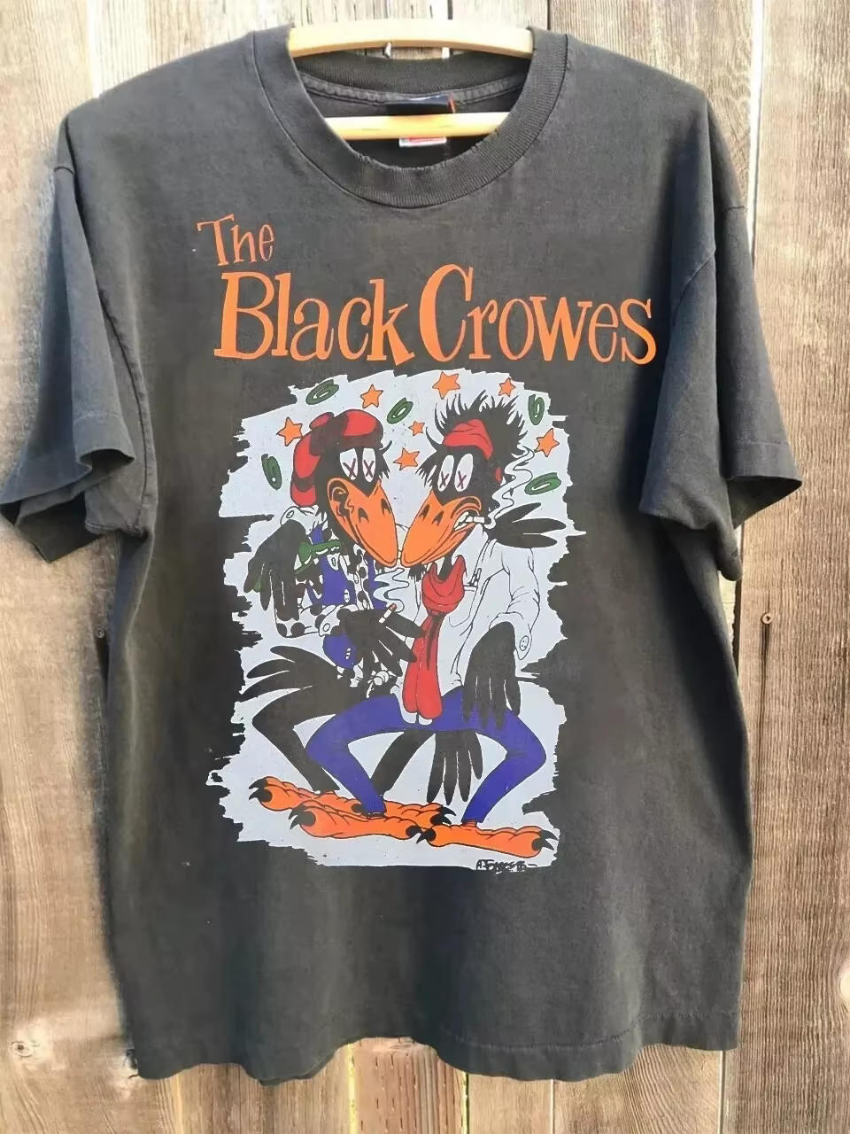 T-shirt unisexe rétro The Black Crowes Band des années 90, vêtements pour hommes et femmes, Streetwe