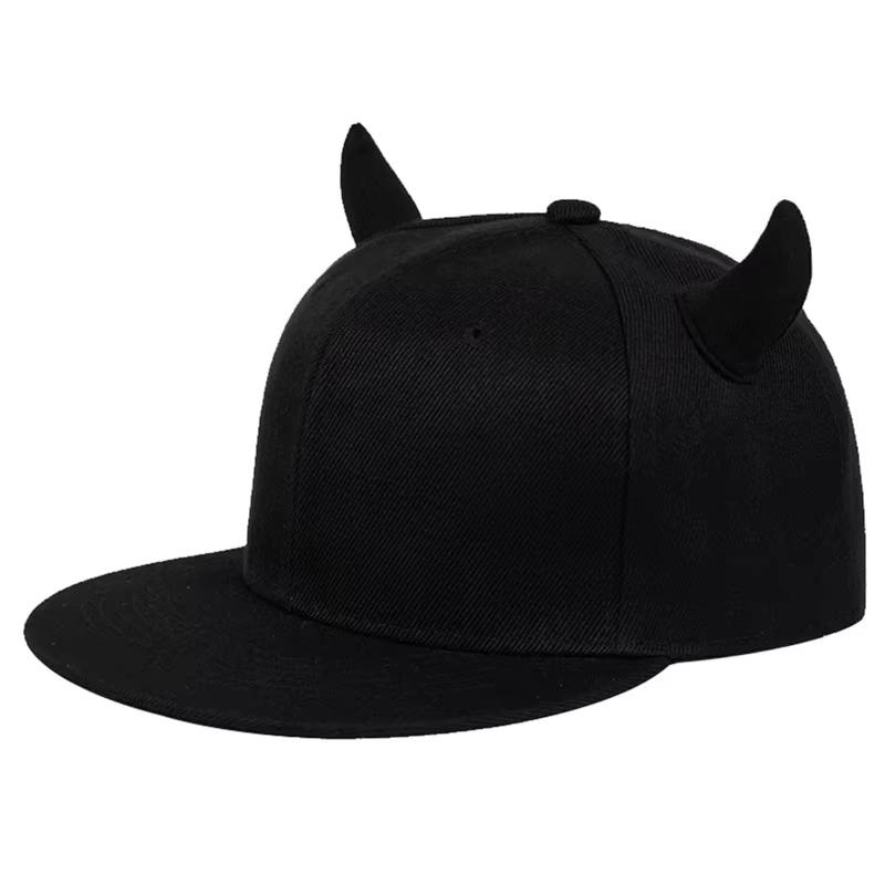 Casquette Hip Hop en corne de vache pour hommes et femmes, casquette de baseball d'alpinisme, chapea