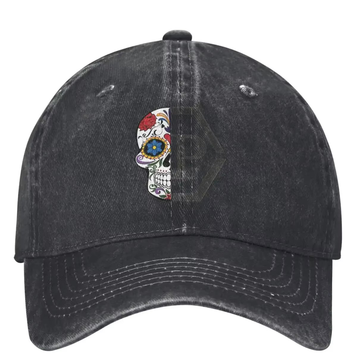 Casquette de Baseball plissée Philipping, marque de luxe, demi-crâne, fleur, Sports de plein air, Hi