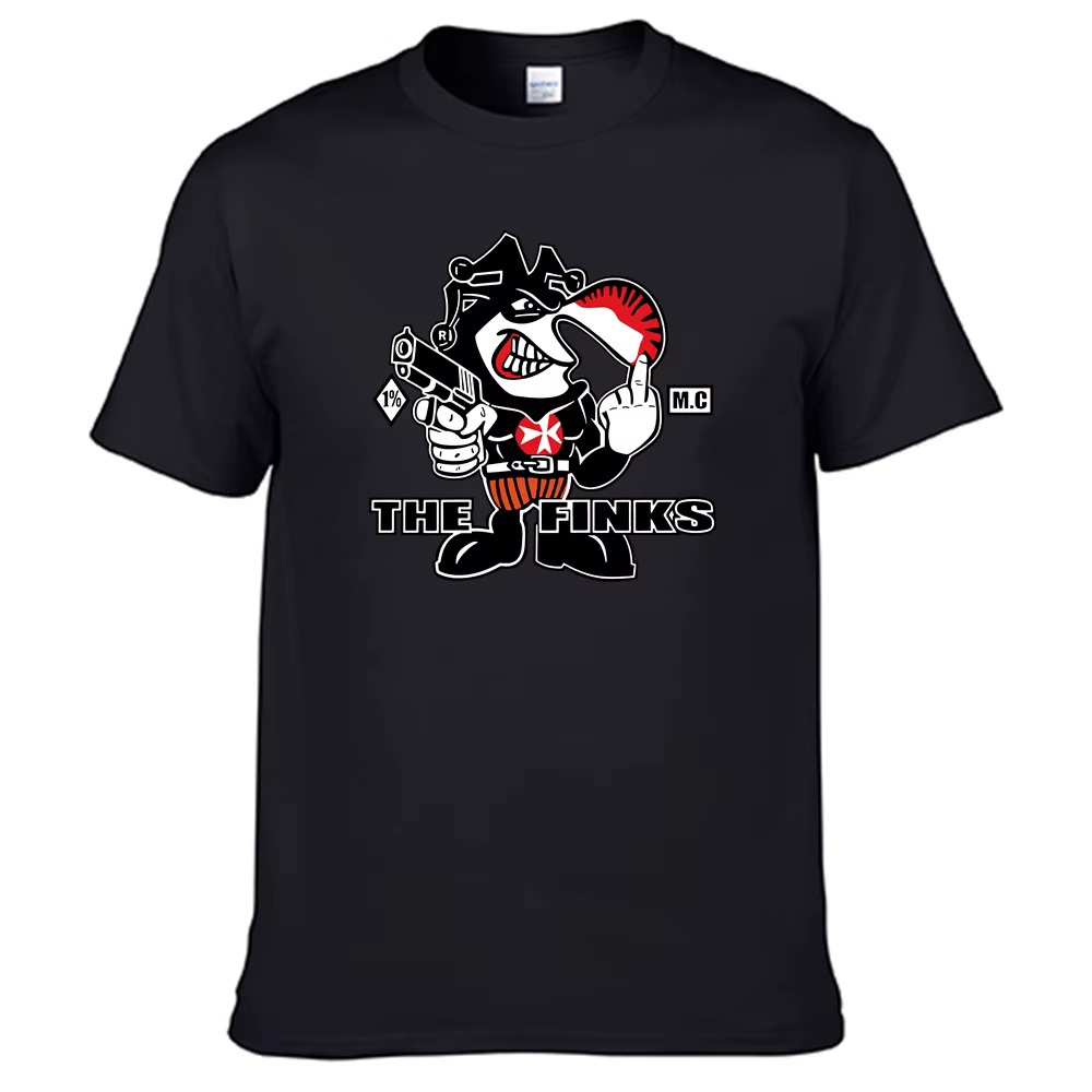 T-shirt unisexe The Finks Mc Australia, chemise Hurcycles Club pour homme, 100% coton, meilleures ve