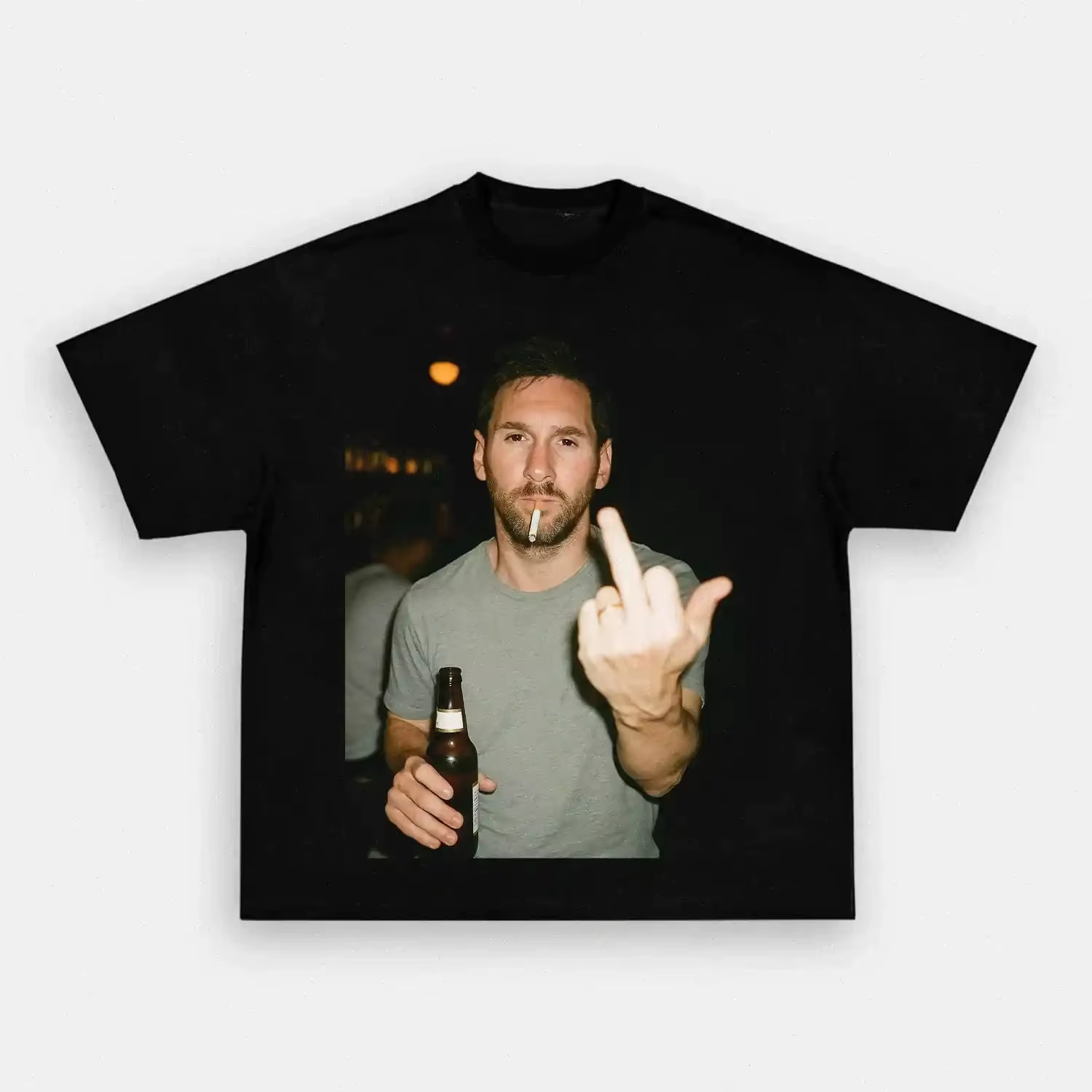 T-shirt unisexe en coton 100% Messi After Hours, drôle, nouveau modèle 2026, col rond, manches court