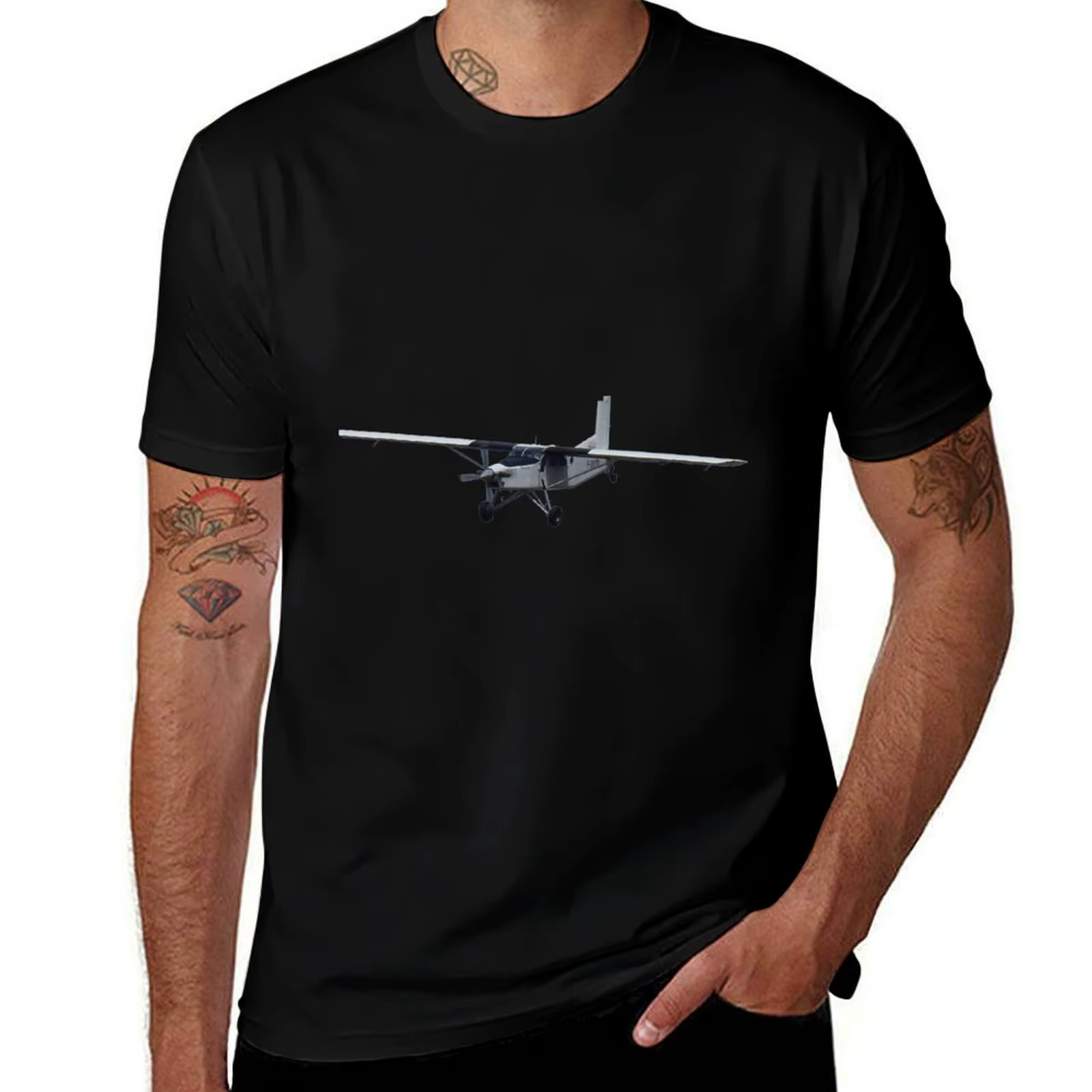 Pilatus T-Shirt No Iron Casual à manches courtes