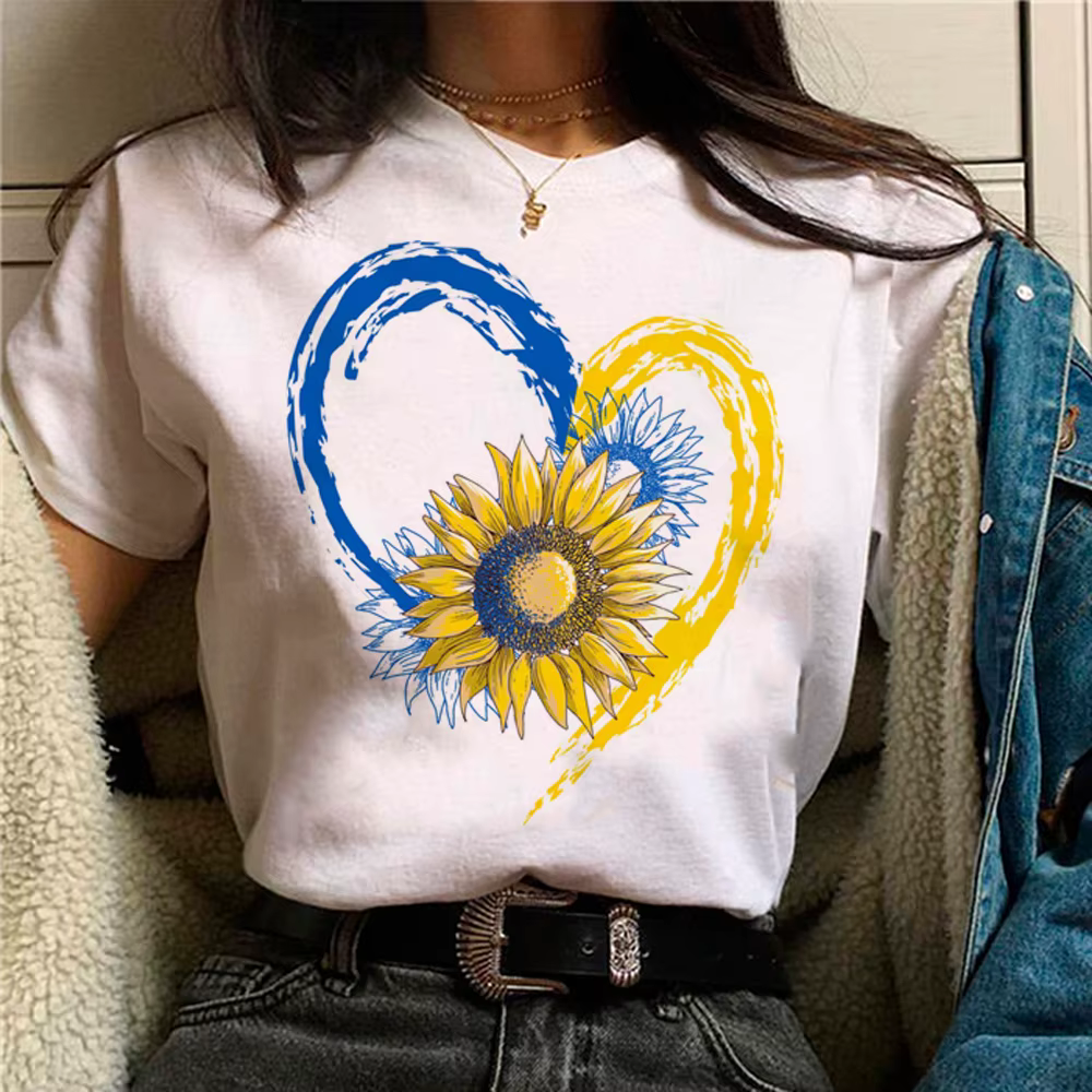 T-shirt femme, streetwear, humoristique, Harajuku, Rwa, 21e, Ukraine, top 600, vêtements de styliste