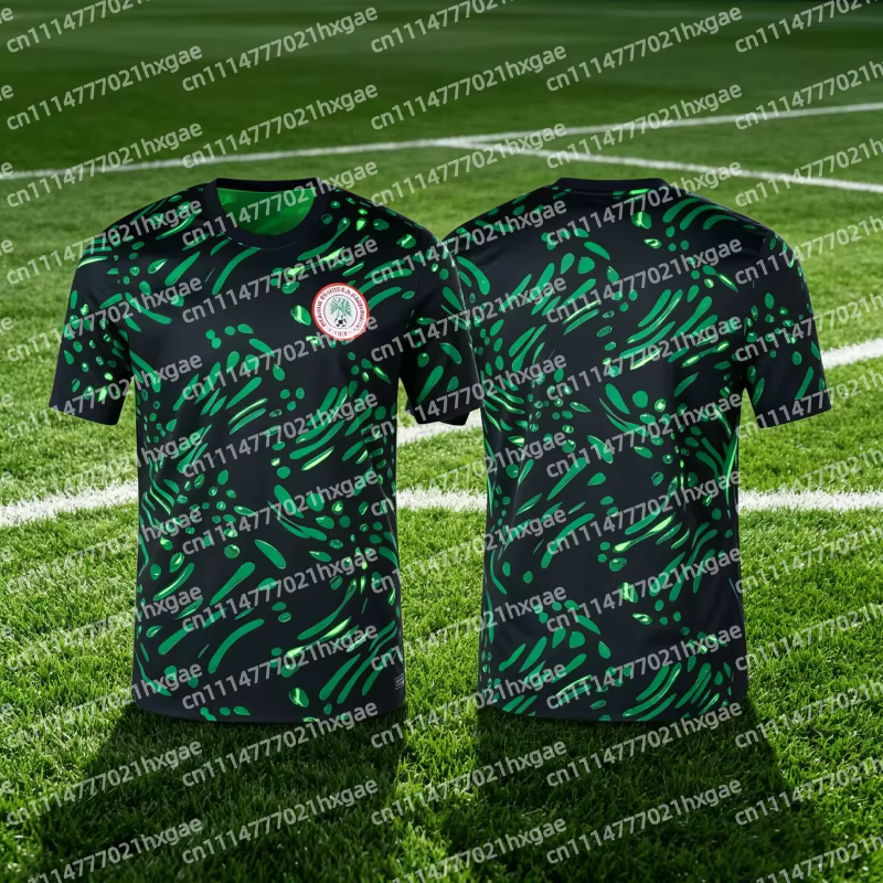 Maillot de football Nigeria 2026 – Maillot extérieur respirant et à séchage rapide pour l'été – T-sh