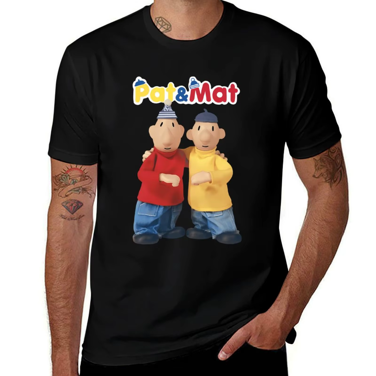 T-shirt Pat Mat, t-shirt décontracté pour tous les jours