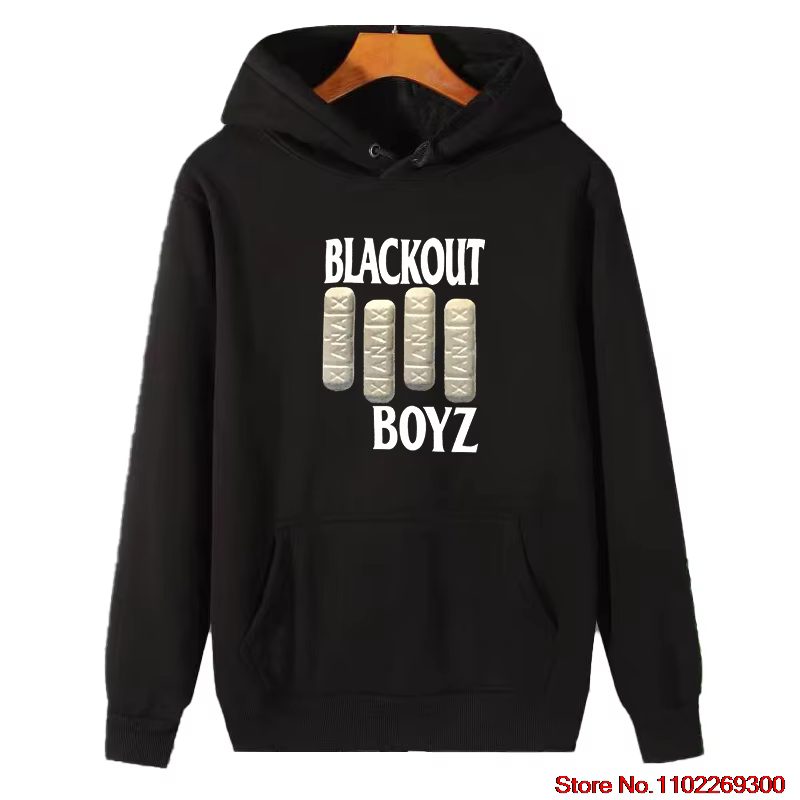 Blackout Boyz Sweat-shirt à capuche avec image de mode de haute qualité adapté à tous âges, pull épa