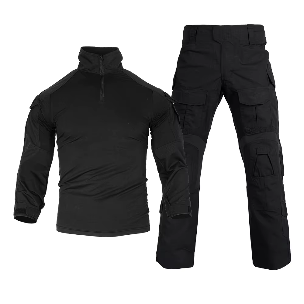 CamSolomon-Chemises et pantalons de chasse DulUniform avec coudières et genouillères, ensembles de g