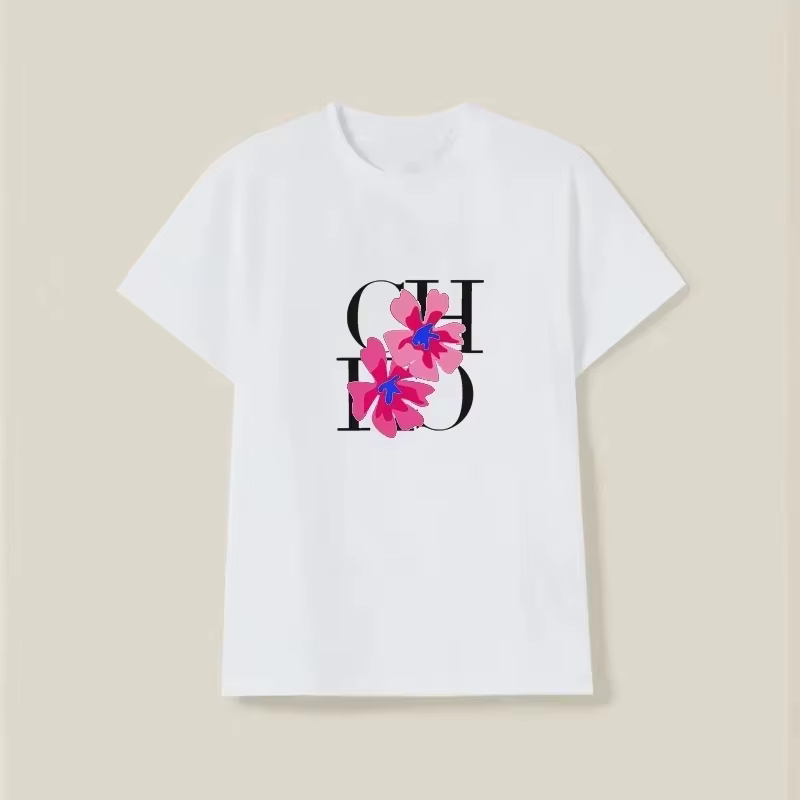 Le T-shirt à manches courtes haut de gamme de la nouvelle marque 2025 est polyvalent pour l'automne 