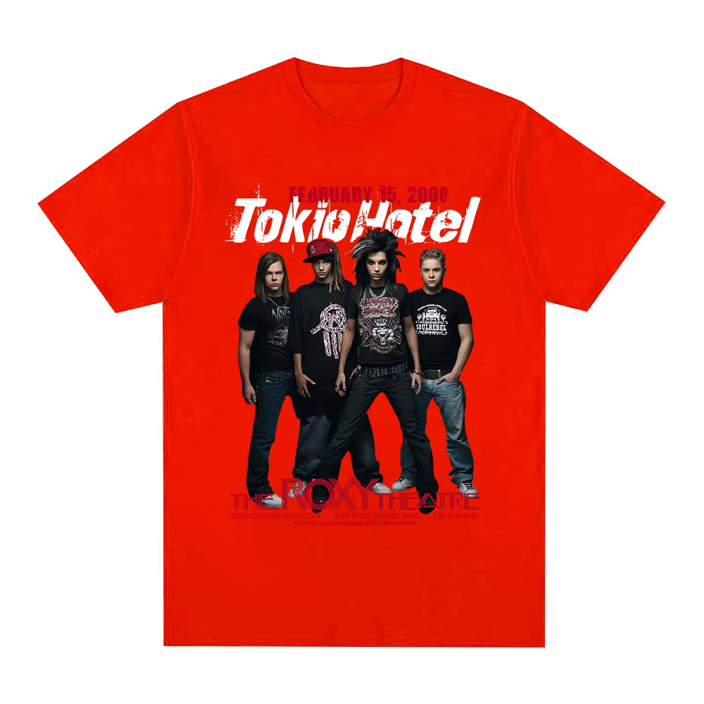 T-shirt Manches Courtes pour Homme et Femme, Vêtement en Coton Pur, Style Rock, Hip Hop, Punk, Gothi
