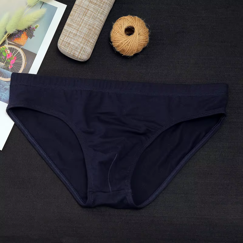 Slip en coton respirant pour homme, sous-vêtement Sexy, 1 pièce