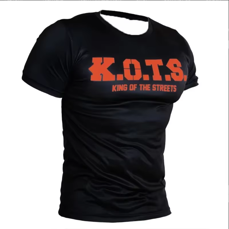 Street King-T-shirt du Club de combat souterrain, Version Pirnt 3d, T-shirt pour enfants, col haut, 