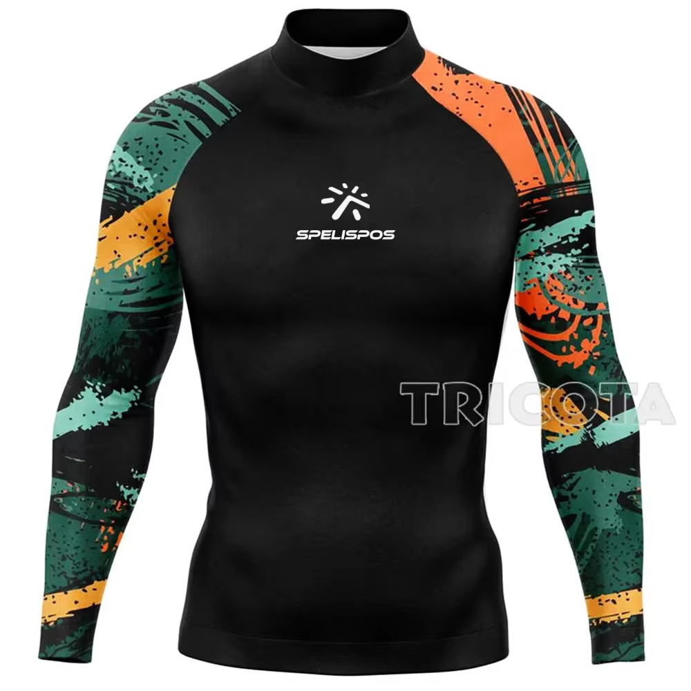 Maillot de bain à manches longues pour hommes, vêtements de surf, natation couvertes, Économie de pl