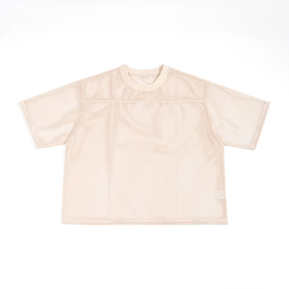 T-shirts personnalisables pour hommes avec logo, en maille, coupe ample, imprimé numéro, transparent