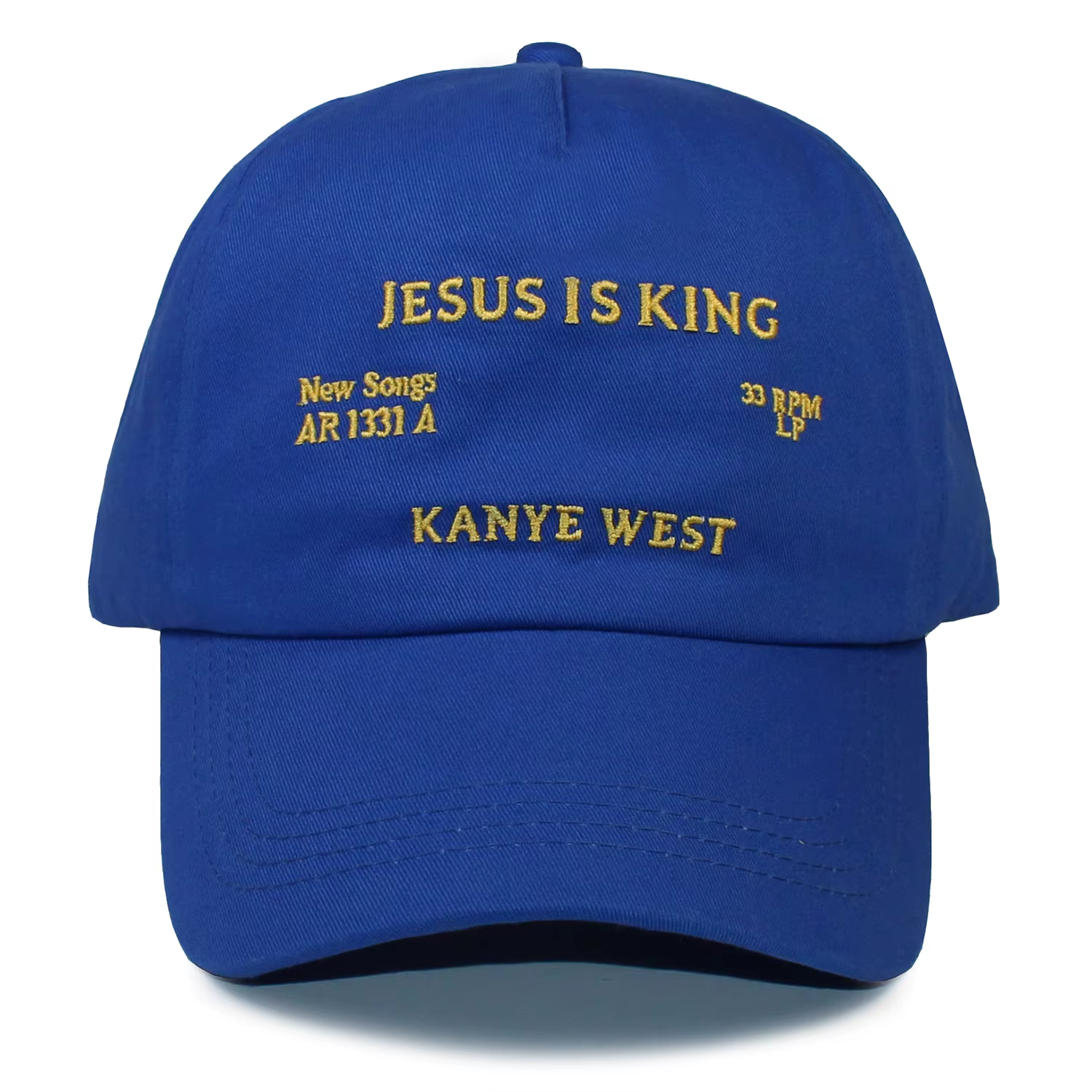 JESUS IS KING-Casquette de Baseball en Coton Bleu Royal et Marine, Chapeau Hip Hop à la Mode