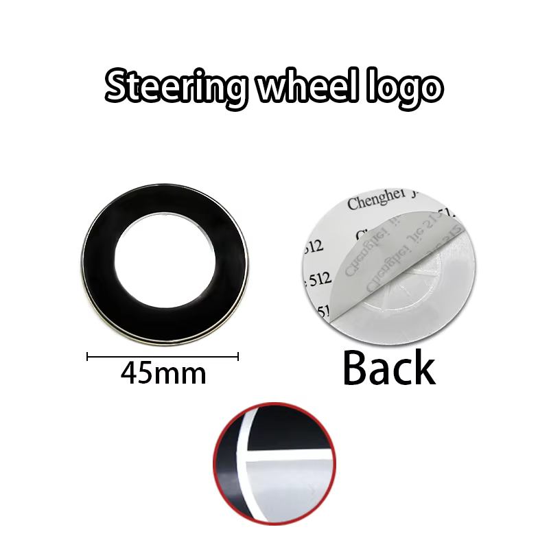 Emblème de capot avant BMW noir et blanc 82 mm, badge arrière 74 mm, enjoliveur de roue 68 mm, autoc