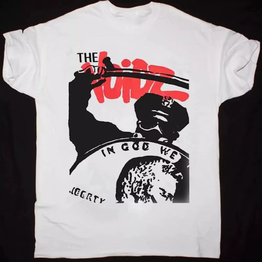 Voidz – T-Shirt blanc pour hommes, coupe ample, décontracté, élégant, en coton, Streetwear pour coup