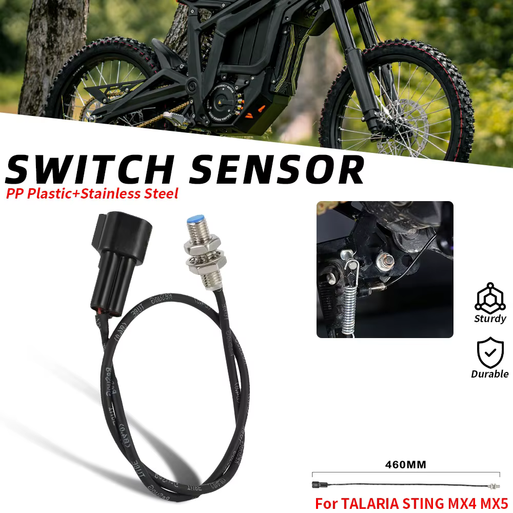 Accessoires moto : Capteur d'alarme de support latéral pour moto électrique TALARIA STING MX4 MX5