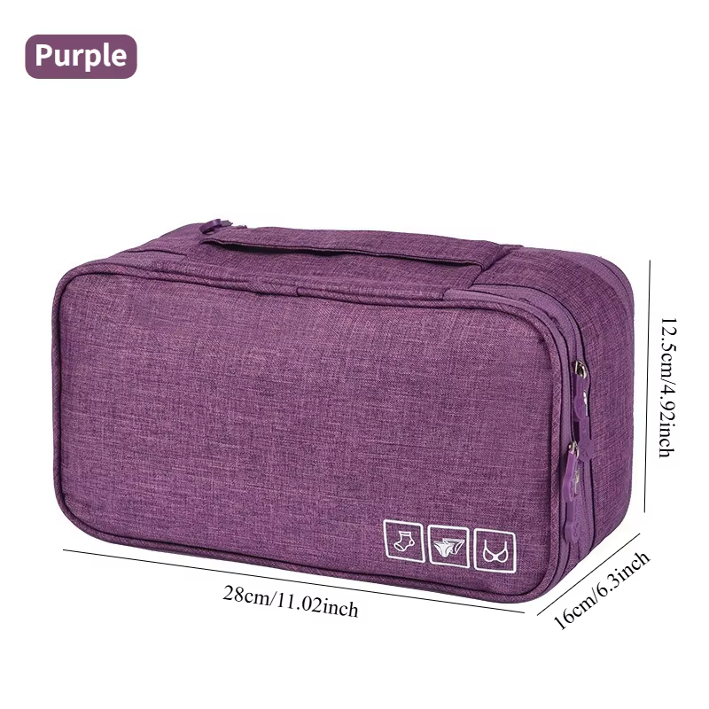 Pochette de voyage pour lingerie, grande capacité, sac de rangement portable pour valise, pour les e