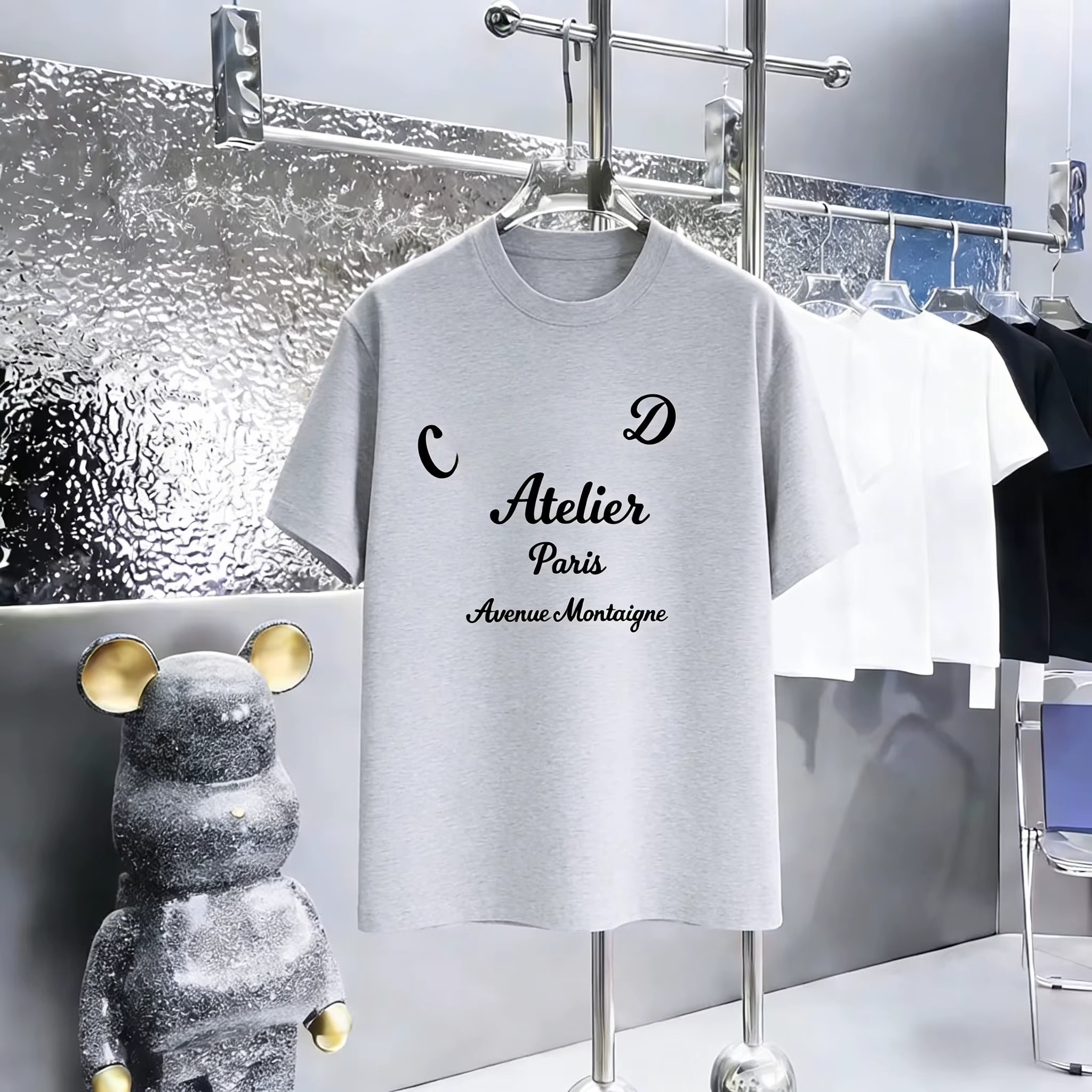 T-shirt Sport Décontracté Ample et Oversize pour Homme, Nouvelle Collection Été 2026, en Coton Pur, 
